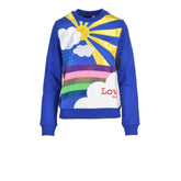 Love Moschino Blue Cotton Sweater -   -  Love Moschino.